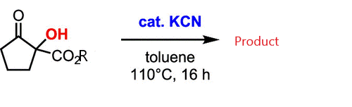 cat. KCN
OH
Product
COR
toluene
110°С, 16 h
