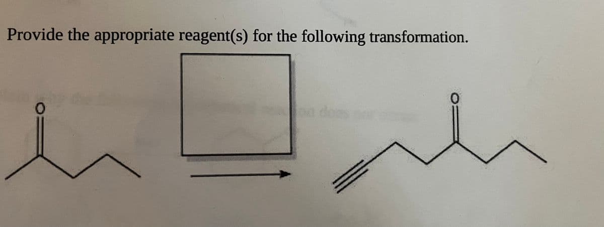 Provide the appropriate reagent(s) for the following transformation.
dos
