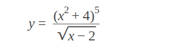 (x² + 4)°
Vx- 2
(x- 2
