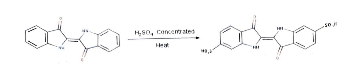 H₂SO4 Concentrated
odgo--oko"
Heat
NH
HN
HO,S
NH
HN
SO H