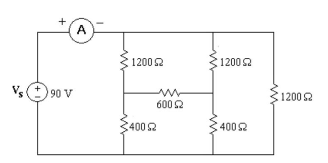 A
1200 2
12002
Vs
90 V
1200 2
6002
4002
400 2
+
