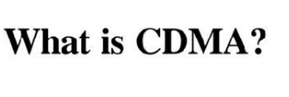 What is CDMA?