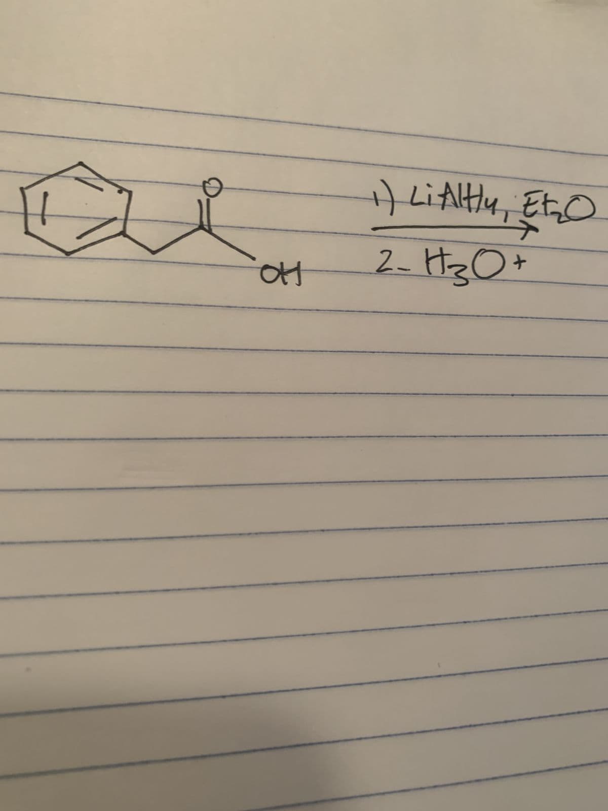 OH
1) LiAlHY, EL₂₂O
4
2-H₂O +
