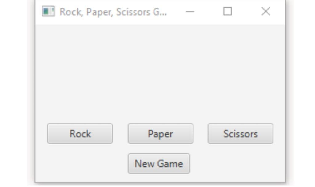 Rock, Paper, Scissors G..
Rock
Paper
Scissors
New Game
