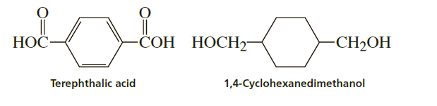 НОС
СОН НОСН2-
-CH2OH
Terephthalic acid
1,4-Cyclohexanedimethanol
