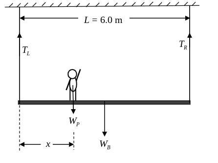 TL
X-
Wp
L = 6.0 m
WB
TR