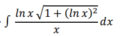 Inx/1 + (пx)2
1 + (In x)²
-dx
