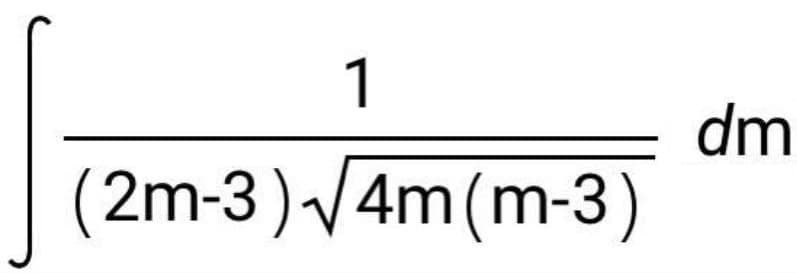 1
(2m-3)√4m (m-3)
dm