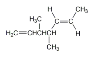 H
CH3
H3C
C=C
H2C=CHCHCH
H
CH3
