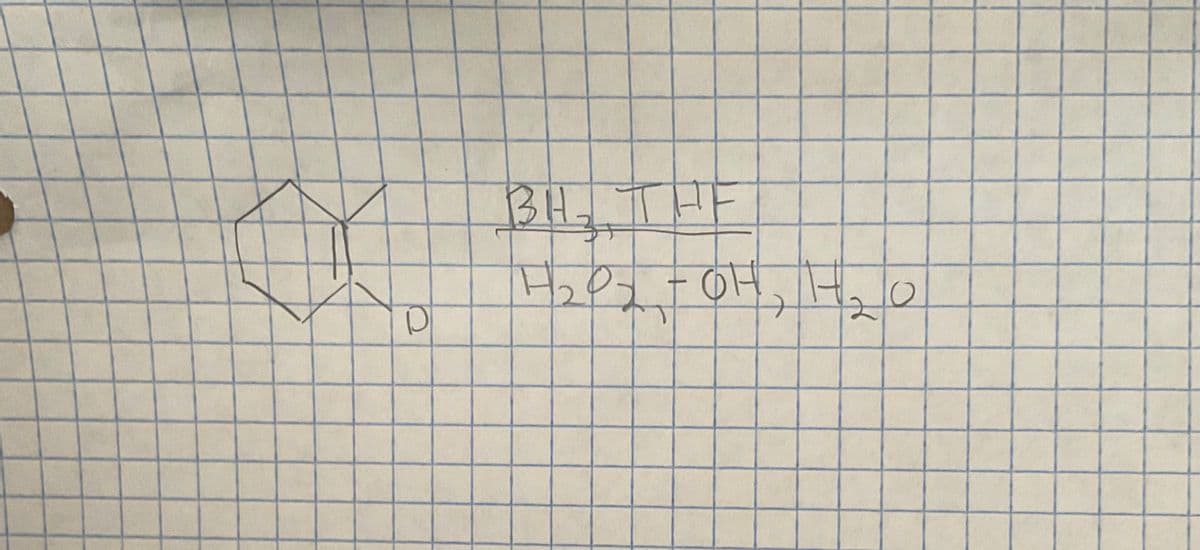 M
P
BH, THF
H2O2 - H, H2
O