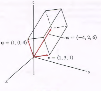 x
2
u = (1,0, 4)
v = (1, 3, 1)
-w = (-4, 2, 6)