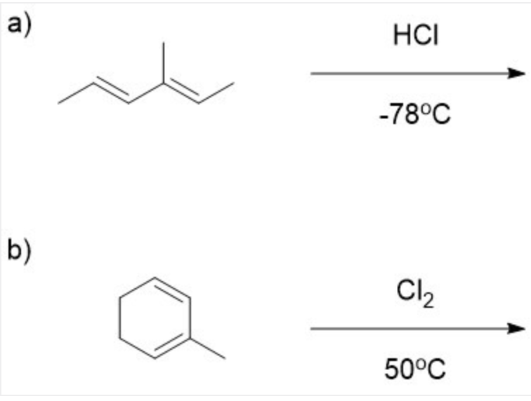 a)
b)
HCI
-78°C
Cl₂
50°C