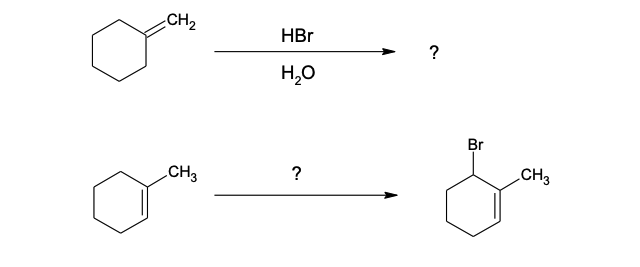 CH2
HBr
?
20
CH3
?
Br
CH3