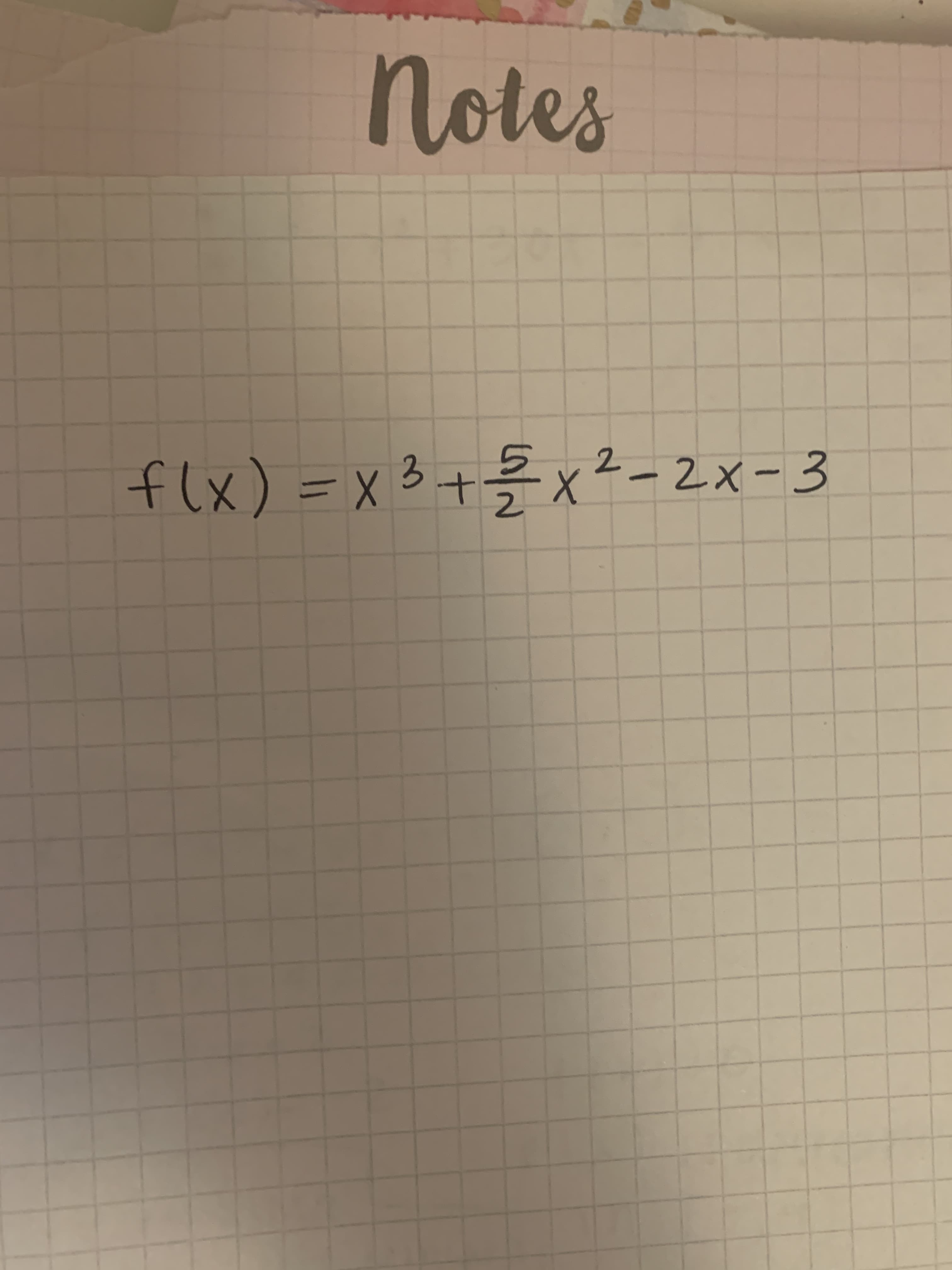 flx)=x3+号x2-2x-3
