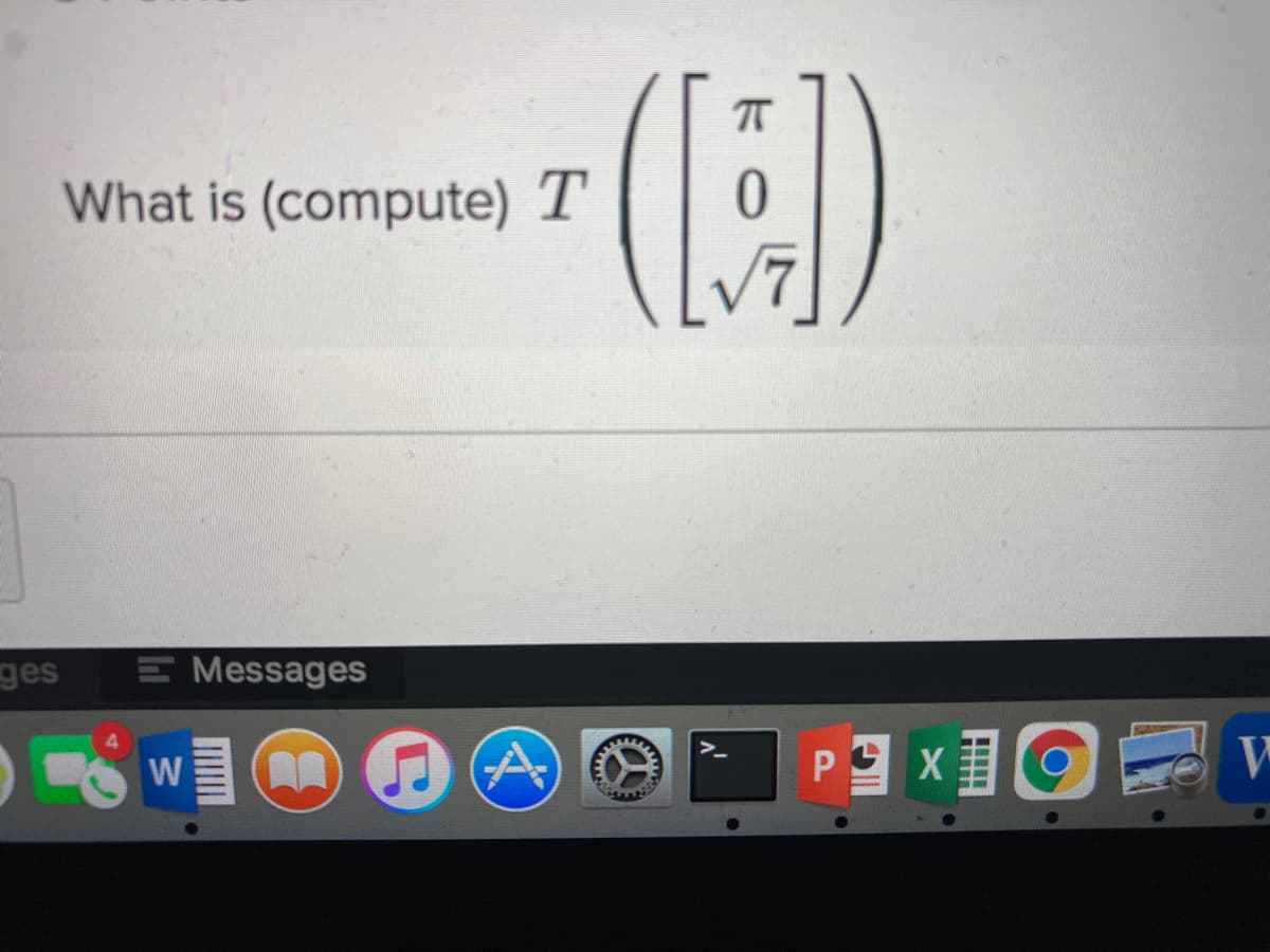 (E)
What is (compute) T
ges
E Messages
