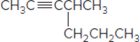 CH;C=CCHCH3
CH,CH,CH3
