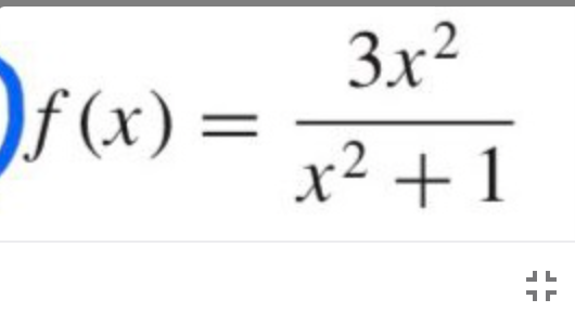 3x²
Orw) =
Of (x)
x² + 1
