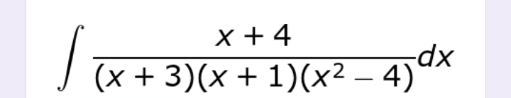 x + 4
(x + 3)(x + 1)(x² – 4)
xp-
-
