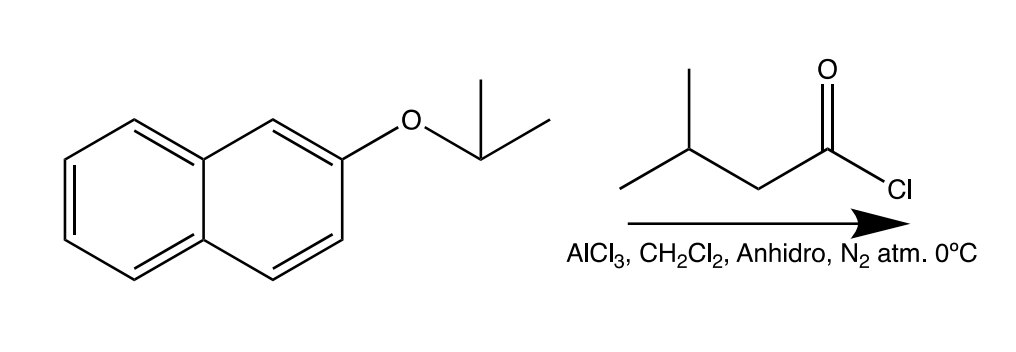 AICI 3, CH2Cl2, Anhidro, N₂ atm. 0°C