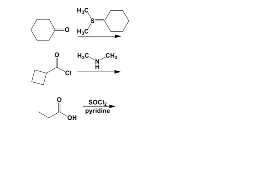 H3C
H3C
H3C
CH3
'N'
CI
SOCI2
pyridine
HO.
