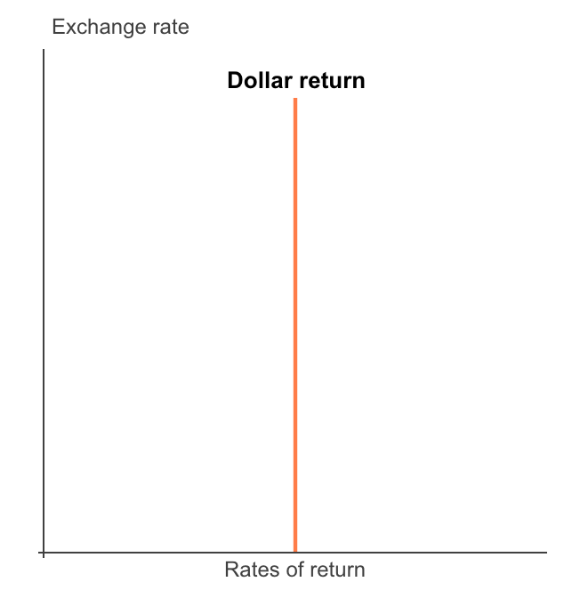 Exchange rate
Dollar return
Rates of return
