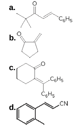 a.
`CGH5
b.
C.
C6H5
Č,H5
CN
d.
