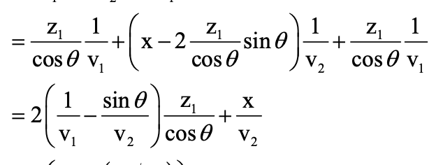 E
Z₁
1
- 2 1 -(x-2-36 sine) -
10
Z₁
cos Ꮎ
) = 1 +
V₂ 2
= 2(1₁_506² ) 2018 + ²,
sin
Z₁
X
V₂
cos V₂
Z₁ 1
cos0 Vi