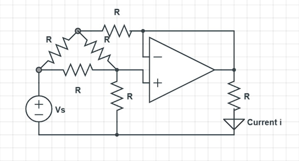 +1
Vs
R
R
R
+
R
Current i