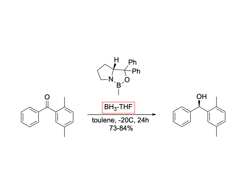 H
Ph
-N.
B-
-Ph
BH 3-THF
toulene, -20C, 24h
73-84%
OH