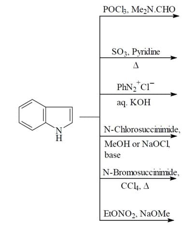 РОСЬ, Мe2N.CHО
SO3, Pyridine
aq. KOH
'N'
H
N-Chlorosuccinimide,
MEOH or NaOCl,
base
N-Bromosuccinimide,
CC4, A
E:ONO2, NaOMe

