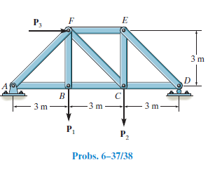 P,
B
3 m
3 m
3 m-
P,
P,
Probs. 6–37/38
