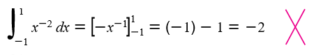 x-? dx = [-x-, =(-1) – 1 = -2
-1

