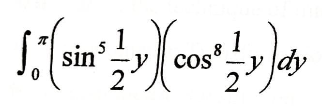 1-{(sin" - y) (cos'/v) dy
1
1
COS
2