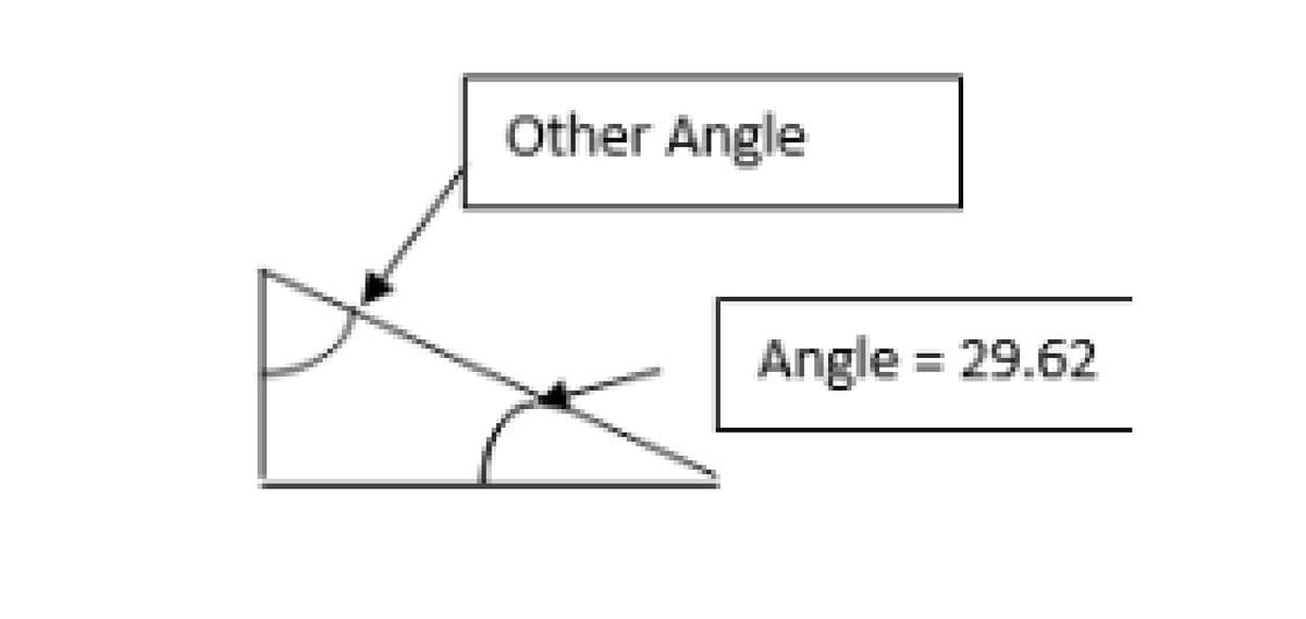 Other Angle
Angle = 29.62
%3D
