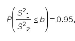 s²1
P
b=0.95,
2
