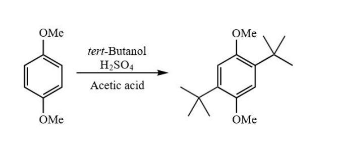 OMe
OMe
tert-Butanol
H2SO4
Acetic acid
OMe
OMe
