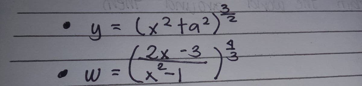 를
y = (x2+a2)
12x-3
x-1
• W =
~/w
Cuts
3)