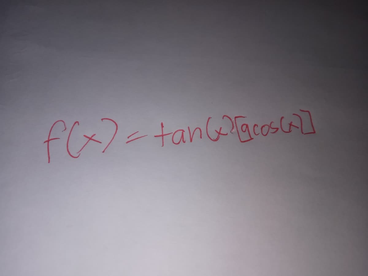 f(x) = tankoll