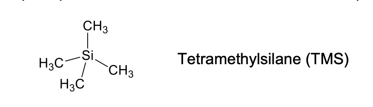 CH3
Tetramethylsilane (TMS)
Si.
H3C `CH3
H3C
