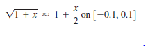 х
Vi +x x 1 +
[-0.1, 0.1]
5 on
