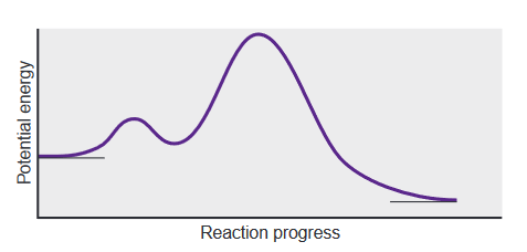 Reaction progress
Potential energy
