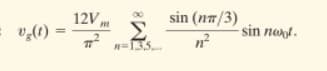 12V m
v,(1)
(1)a
sin (na/3)
sin not.
n=13,5.
n?
