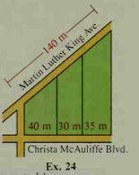 -140 m-
Martin Luther King Ave.
40 m 30 m 35 m
Christa McAuliffe Blvd.
Ex. 24
