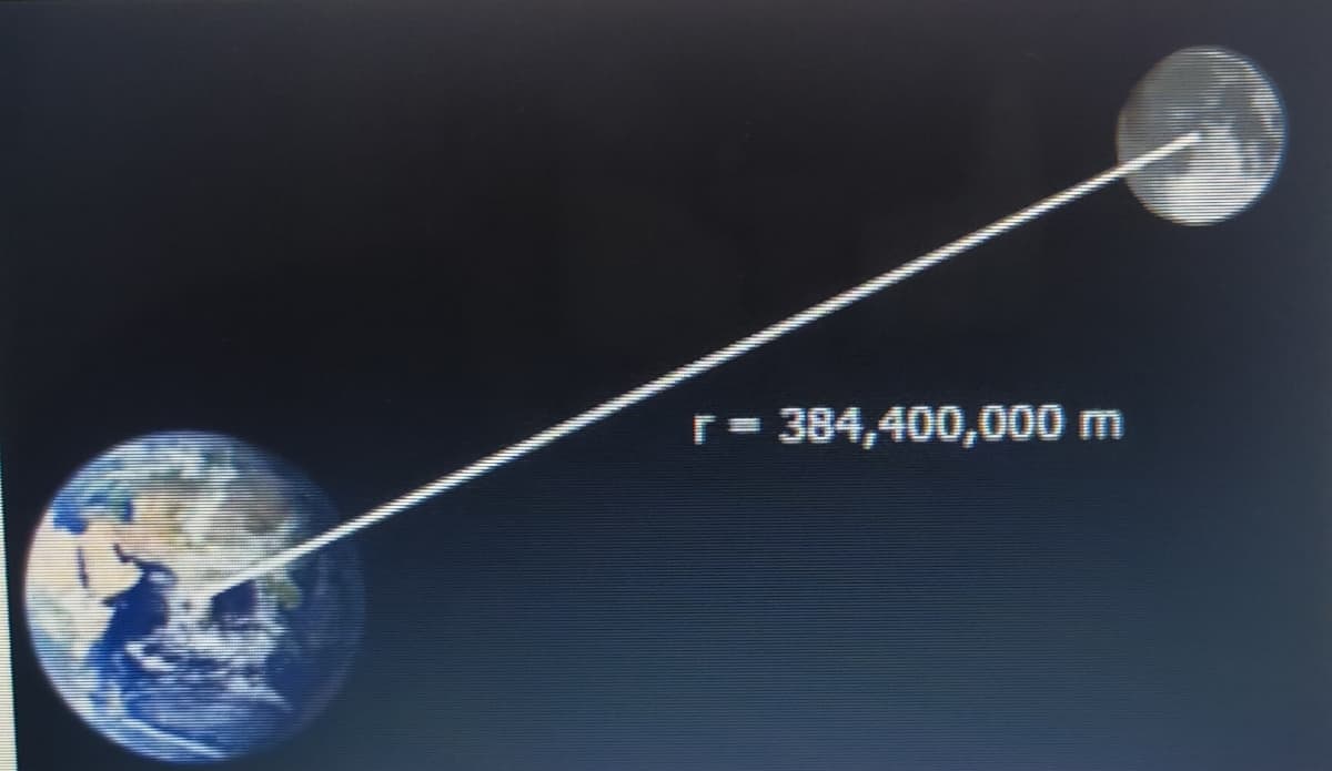 r= 384,400,000 m
