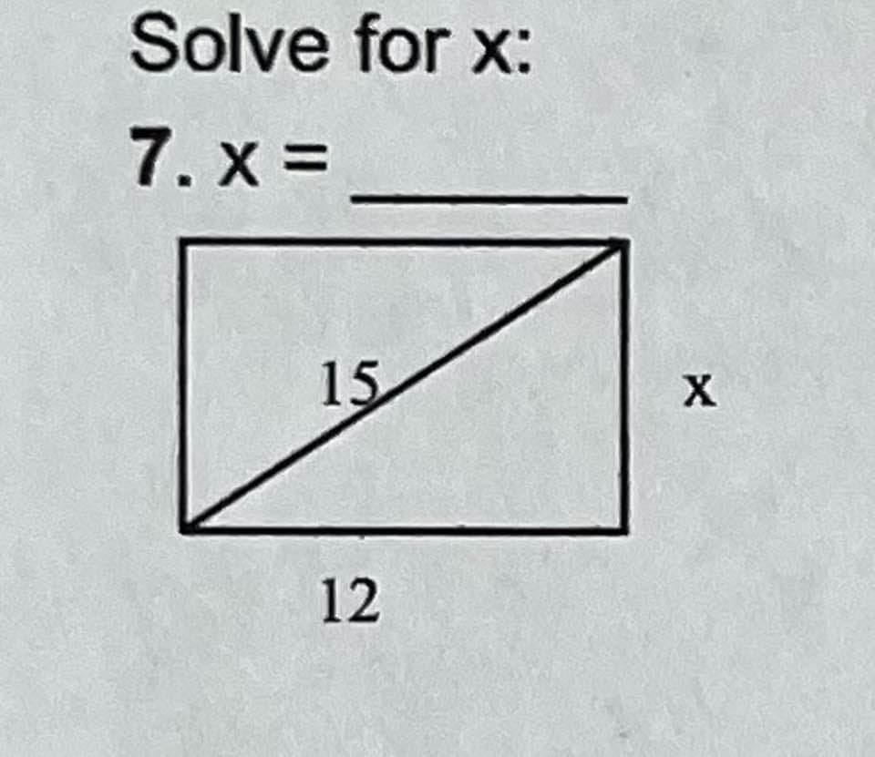 Solve for x:
7.x=
15
12
X