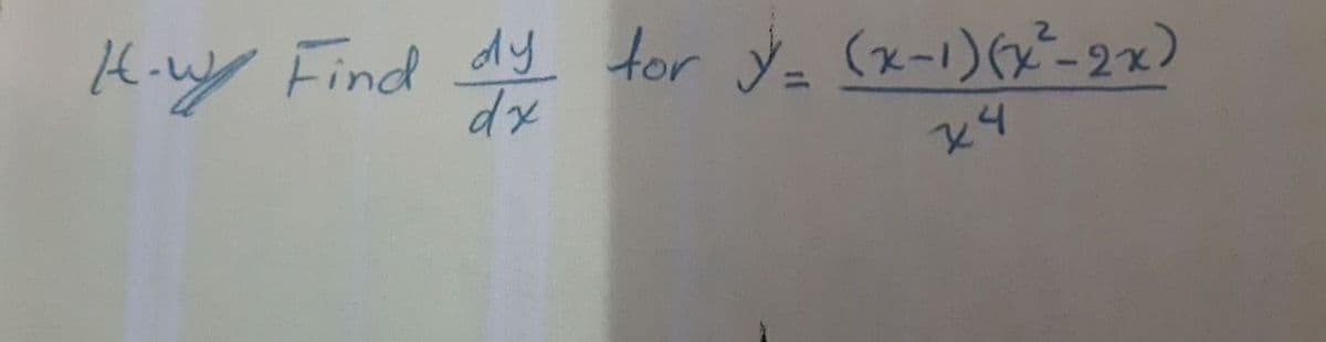 H.w Find dy tor Y= (x-1)6x²-2x)
K4
