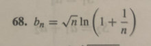68. b, = /n
In (1+
