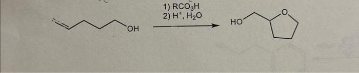 SOH
1) RCO3H
2) H+, H2O
НО