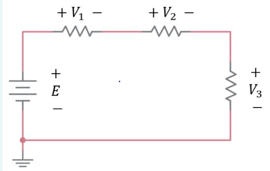 + V1 -
+ V2 -
+
+
E
V3
|
|
