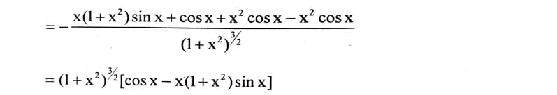 x(1+ x?)sinх+ cos x + x? cos x — x* сos x
(1+ x')%
3 (1+x*)? (cos x - x(1+ х*)sin x]
